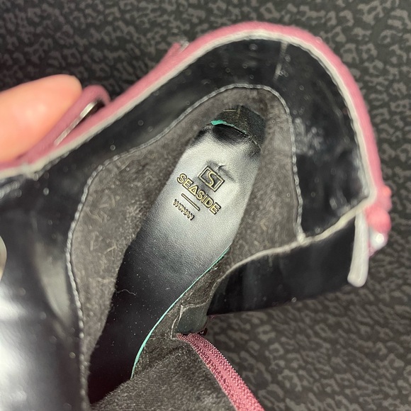 SEASIDE Plum Booties Portugal Size 39 - Picture 6 of 8